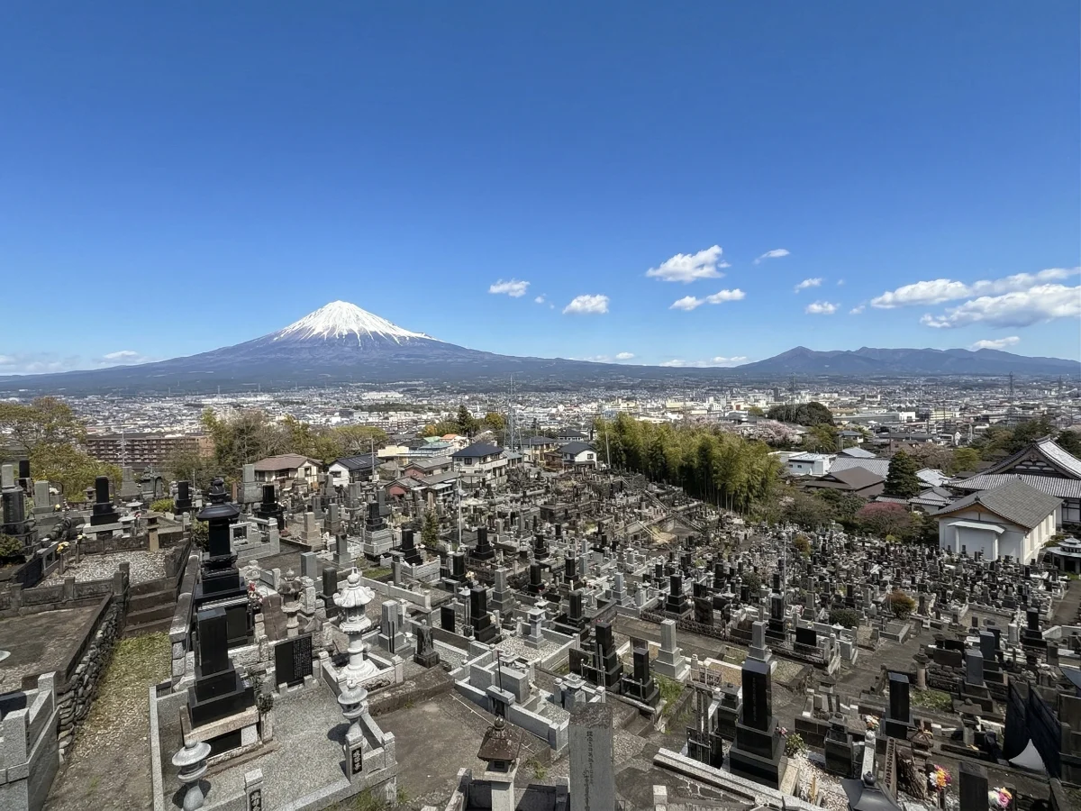 富士山が目の前